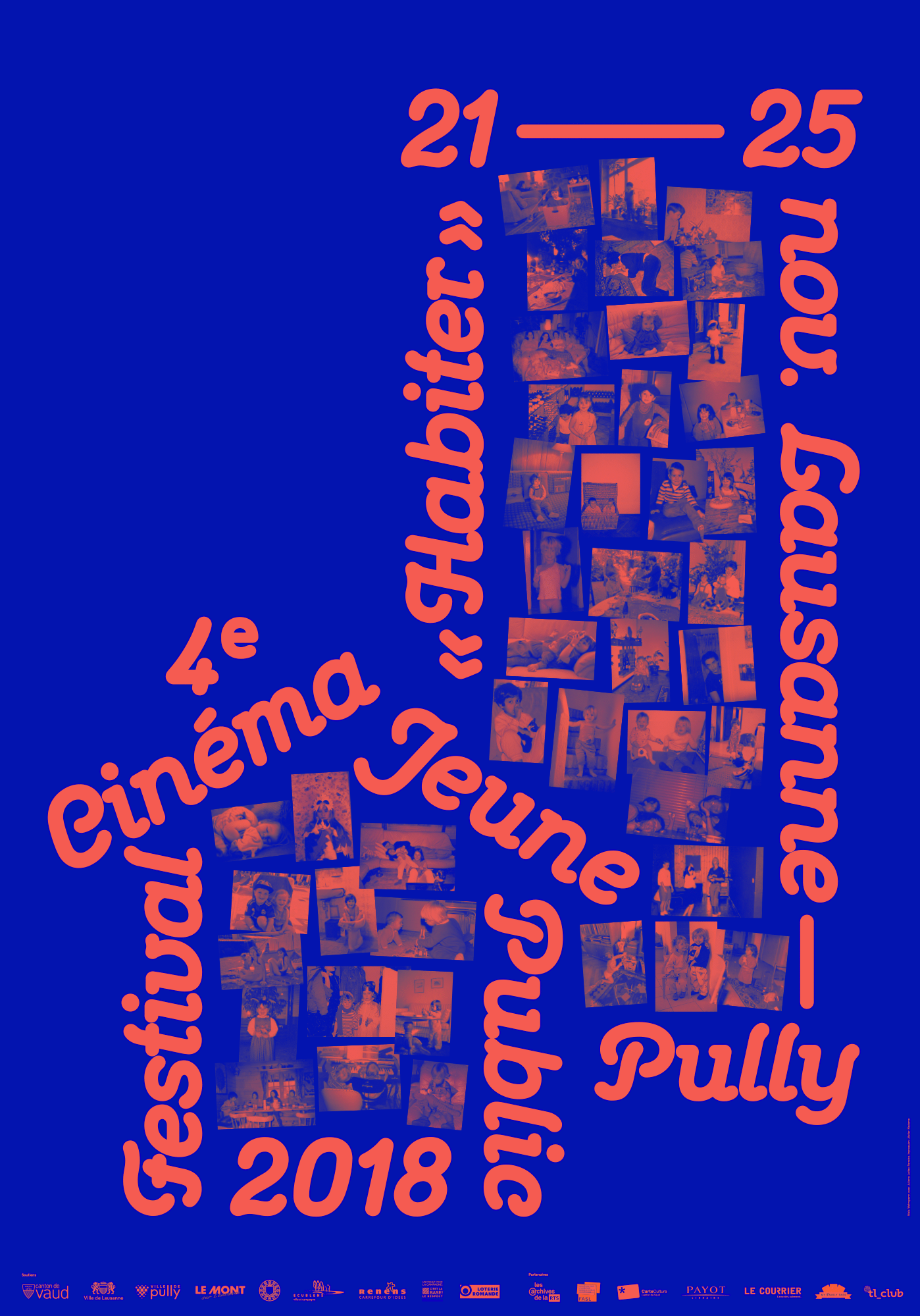 Affiche de l'édition 2018 du Festival Cinéma Jeune Public