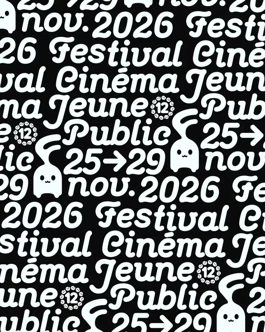 Visuel vertical de l’édition 2026 du Festival Cinéma Jeune Public